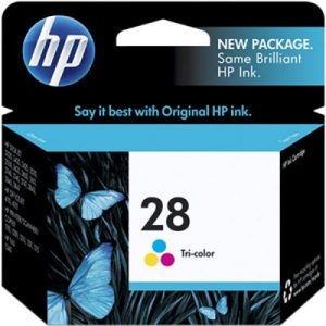 کارتریج جوهرافشان اچ پی 28 رنگی طرح HP 28 color Ink Cartridge