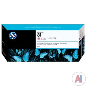 کارتریج پلاتر اچ پی 81 قرمز کم رنگ طرح اورجینال HP 81 Light Magenta ink cartridge