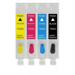 کارتریج قابل شارژ جوهرافشان اپسون Epson Refill cartridge T0551-T0554