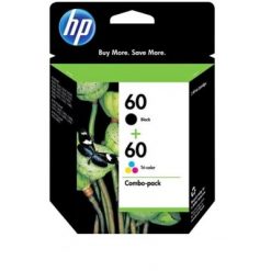 کارتریج جوهرافشان 60 اچ پی دوبل اورجینال HP 60 Combo Pack Cartridge