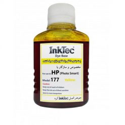 جوهر 100ml اینکتک داخلی 177 زرد اچ پی Inktec 100ml ink HP 177 yellow