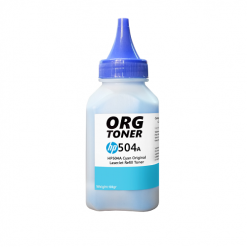 تونر شارژ 135g کارتریج اچ پی 504A آبی Toner HP 504A cyan 135gr