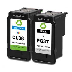 کارتریج جوهرافشان PG-37 CL-38 کانن دوبل اورجینال_ عکس استفاده شده در سایت aloocartridge.com