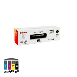 کارتریج 316 کانن مشکی غیر اورجینال-عکس استفاده شده در سایت aloocartridge.com