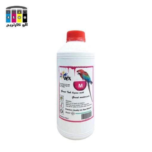 جوهر 1 لیتری وکس کانن رنگ قرمز magenta WOX litre ink CANON