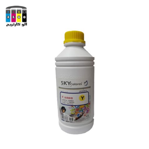 جوهر 1 لیتری اسکای کانن رنگ زرد Yellow SKY litre ink CANON